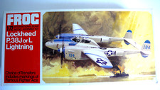 KIT FROG  1/72è  LOCKHEED P-38  LIGHTNING    TRÈS BON ÉTAT   COMPLÈTE