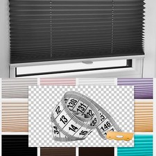 Massanfertigung Plissée sur Mesure À 250 CM Longueur Noir Blanc Sable Anthracite