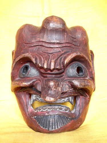 Vintage masque sculpté - vintage, du