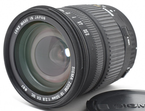 Objectif sigma 50 - 18-50, mm