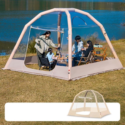 Tente gonflable transparente
