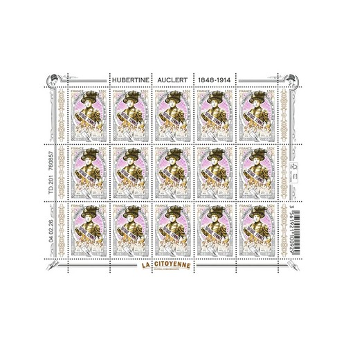 Timbre hubertine auclert - timbre, en