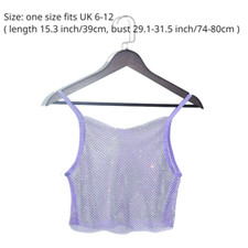 Femme Brillant Strass Caraco