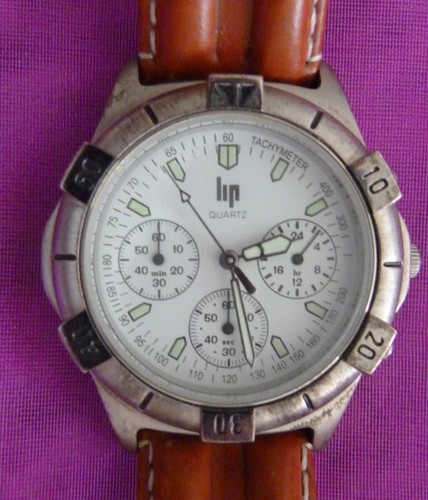 Montre bracelet chrono lip - bracelet,