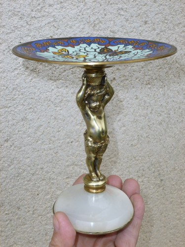 Rare coupe bronze decor de - rare, en
