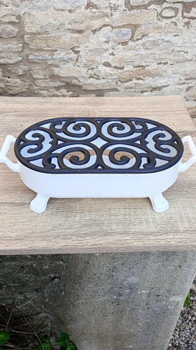Très beau chauffe plat - beau, staub