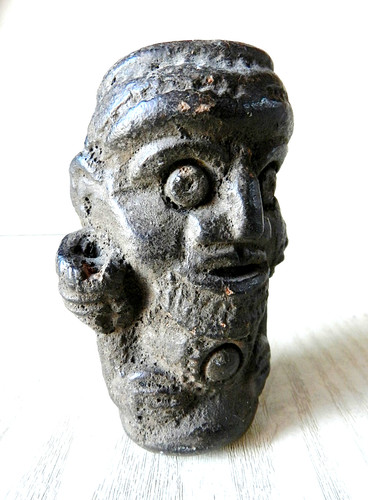 Ancien fourneau pipe bamoun - ancien,