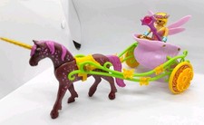 Playmobil 9136 Fée Avec Carosse Et Licorne Complet Fairies