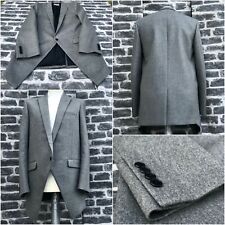 UltraRare & Gorgeous Saint Laurent AW14 Hedi Slimane Swallow Cut Flannel Blazer 