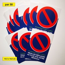 50 autocollants stationnement