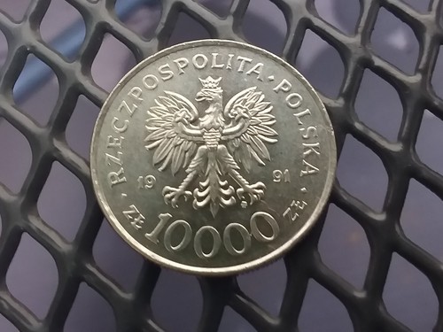 000 zlotych 1991 - 10.000, pologne