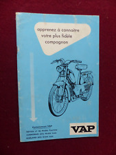 livret cyclomoteurs VAP / triton cormoran goeland / années 50 / en COPY
