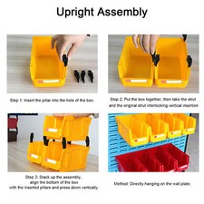 Support De Stockage De Pièces Mural Bac à Outils &apos;atelier Empilable