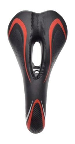 Selle vélo mtb noir rouge - mtb, noir/rouge