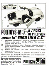 PUB VEHICULE  " POLITOYS-M