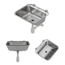 Utilitaire de Puits Évier Cuve de Lavage Extérieur Inox Jardin Garage