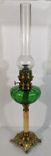 ANCIENNE LAMPE A PÉTROLE - CRISTAL DE BACCARAT COLONNE MARBRE – ANTIQUE OIL LAMP