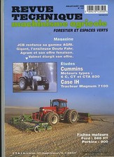 (3B)REVUE TECHNIQUE MACHINISME AGRICOLE TRACTEUR CASE IH / CUMMINS / FORD 