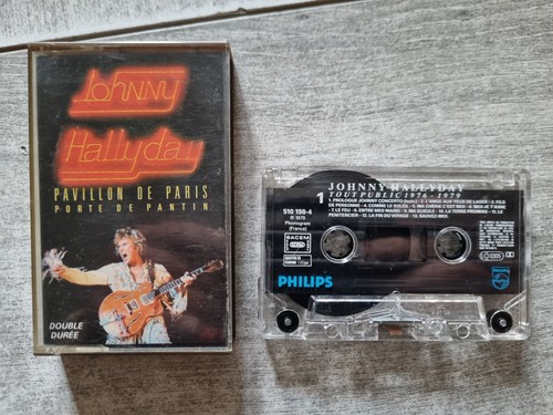 Johnny hallyday cassette - johnny, hallyday,