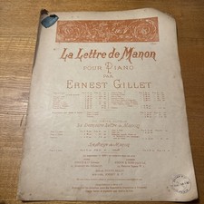 PARTITION ANCIENNE PIANO I LA