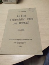 Bloc Alimentation Totale sur Alternatif Radio TSF 1930 P Berché 