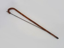 Canne de marche à système de scie en bois début XXème