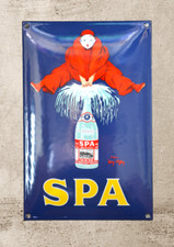 Plaque émaillée spa - spa, boissons