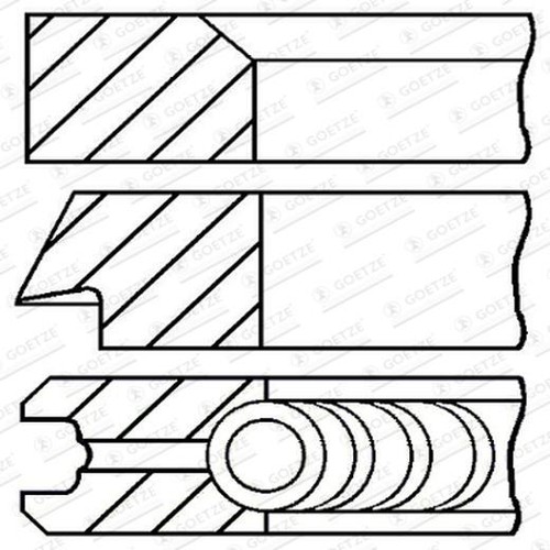 Goetze engine segments pince - goetze,
