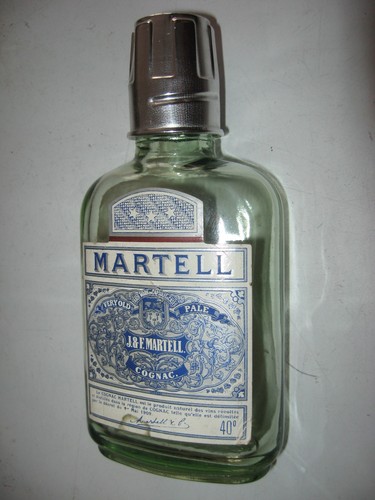 Ancienne flasque martell avec - ancienne,