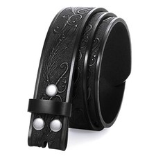 Ceinture western en cuir pour