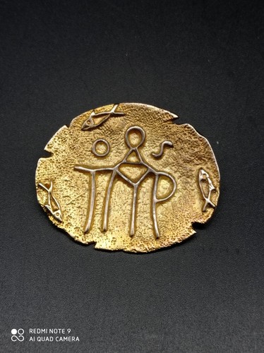 Broche pendentif grecque - grecque, en