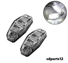 2x 12V Blanc LED Feux De