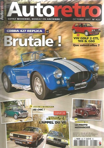 Auto retro 423 cobra - n°423,