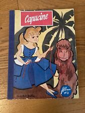 Livre de collection broché ancien, album Capucine n°3 1954, illustrations