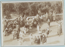 Algérie, Nedroma, "Distribution de sous aux enfants"  vintage print,  Tirage c