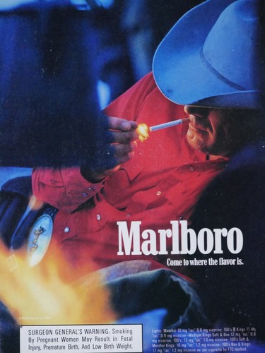 Marlboro cowboy red shirt - red,