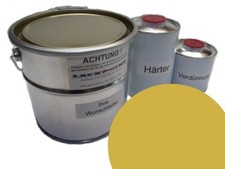 1,75 Litre Set 2K Vernis Voiture Convenablement pour Jaguar 266 Jaune Or Lackpoi