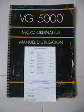 Manuel d'utilisation  Philips VG 5000