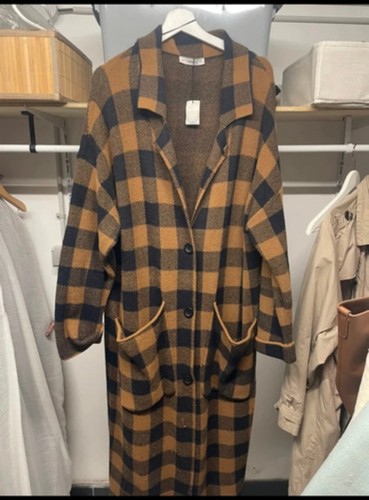 Manteau carreau zara - carreau,