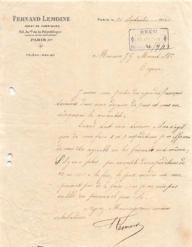 1912 fernand lemoine paris - fernand,