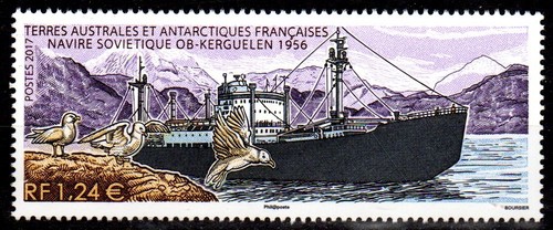 Timbre taaf 803 - timbre, chalutier