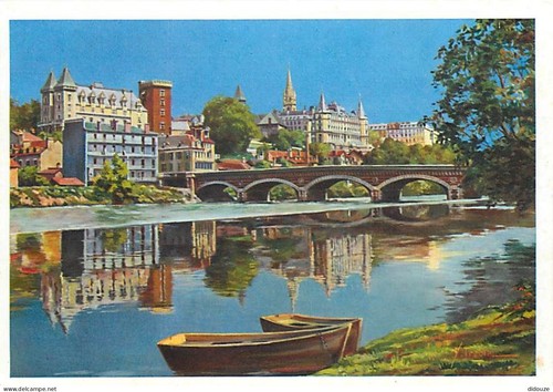Carte postale pau vue - carte,