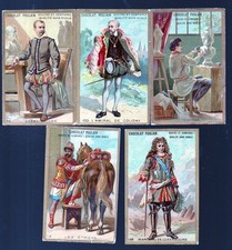 lot de 5 chromos POULAIN