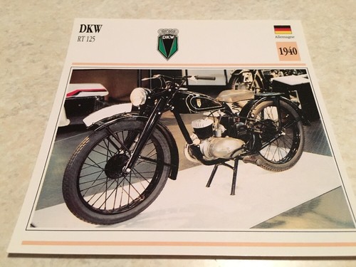 Carte moto dkw - dkw, rt
