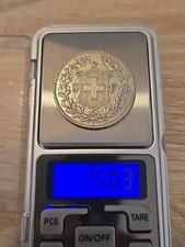 5 francs suisse argent 1907 . Belle Pièce 25 gr