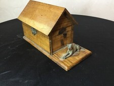 #yd# Chien encriers porte plumes, bronze ou plomb  de Vienne Bergmann ? 