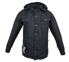 Chemise De Biker En Kevlar Aramide Avec Chemise En Flanelle Et Veste En Bois