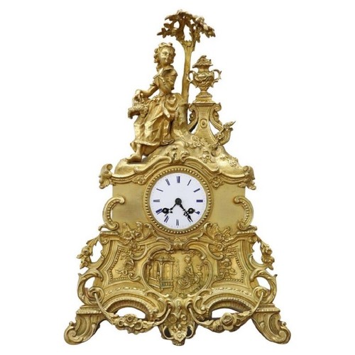 Pendule ancienne bronze - pendule,