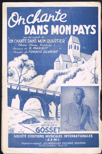 Chante dans mon pays - chante,