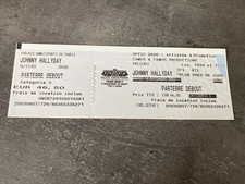 PLACE TICKET CONCERT Johnny Hallyday   BERCY  16/12/2003 PLUS PRES DE VOUS  F61